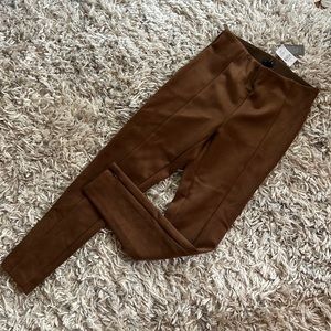 COPY - NWT Loft faux suede leggings
